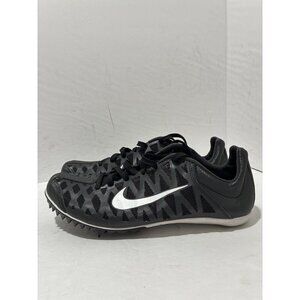 Nike Racing mens size 11.5 Zoom Maxcat 4 Track Shoes black/white